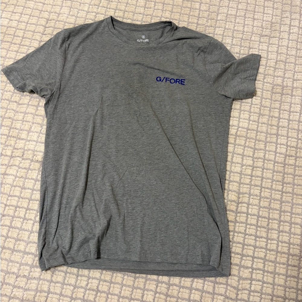 G/FORE Heather Gray Short Sleeve Tee